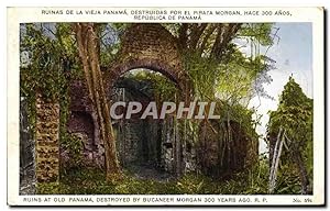 Carte Postale Ancienne Ruinas De La Vieja Panama Destruidas Por El Pirata Morgan Hace Republica d...