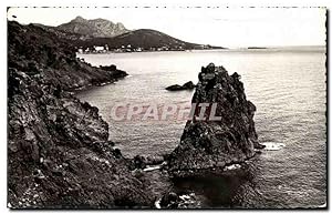 Carte Postale Ancienne La Corniche D'Or Saint Raphael Agay Rochers au Cap