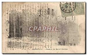 Carte Postale Ancienne Marseille L'abbaye De Saint Victor
