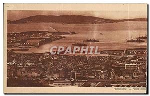 Carte Postale Ancienne Toulon vue générale