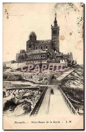Carte Postale Ancienne Marseille Notre Dame de la Garde