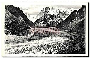 Carte Postale Ancienne Chamonix Mont Blanc La Mer de Glace