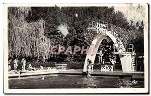 Carte Postale Ancienne Vichy La piscine et le portique