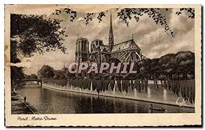 Carte Postale Ancienne Paris Notre Dame