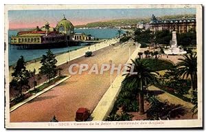 Carte Postale Ancienne Nice Casino de La Jetée Promenade Des Angleis