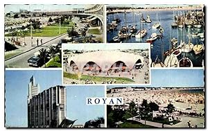 Carte Postale Semi Moderne Royan Le Front De Mer La Port Le Marche Couvert