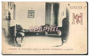 Carte Postale Ancienne Chambre De Napoleon Dans La Maison Paternelle Paternelle A Ajaccio Corse C...