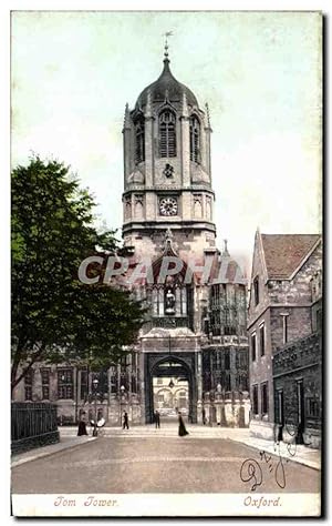 Carte Postale Ancienne Tom Tower Oxford