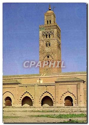 Carte Postale Moderne Marrakech La Mosquee Koutoubia