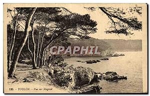 Carte Postale Ancienne Toulon vue Sur Magaud