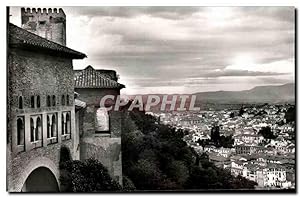 Carte Postale Ancienne Granada Vista Parcial Dade La Althambra