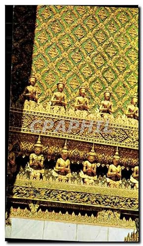 Carte Postale Ancienne Images Of thai Angles Phra Keo Bangkok Thailande