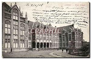 Carte Postale Ancienne Liege Place Notger