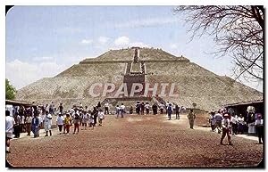 Carte Postale Ancienne Piramide Del Sol Pyramid to The Sun San Juan Teotihuacan Mexico