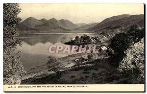 Carte Postale Ancienne Loch Duich And The Five Sisters Of Kintail From Letterfearn