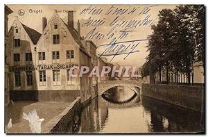 Carte Postale Ancienne Bruges Quai Espagnol
