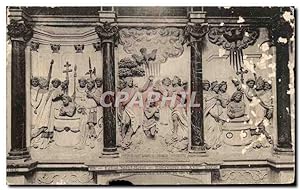Carte Postale Ancienne Eglise Saint Remi Bas Reliefs