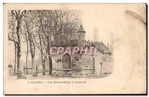 Carte Postale Ancienne Illiers Les Promenades la Citadelle