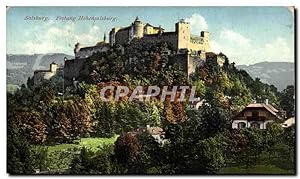 Carte Postale Ancienne Salsburg Festung Hohersalzburg