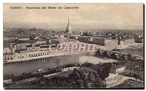 Carte Postale Ancienne Torimo Panorama Dol Monte Dei Cappuccini Fratelli Diatto