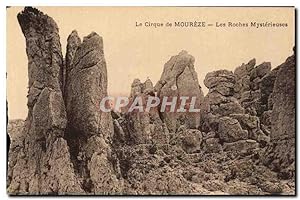 Carte Postale Ancienne Le Cirque de Moureze Les roches mysterieuses