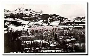 Carte Postale Ancienne Les Alpes Pittoresques Barcelonnette sous la neige