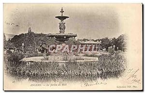 Carte Postale Ancienne Angers Le Jardin Du Mail