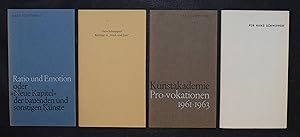 4 Privatdrucke. - 1. Ratio und Emotion oder Neue Kapitel der bauenden und sonstigen Künste; 2. Be...