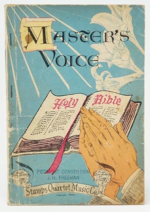 [Shape Notes] Master's Voice: Our First 1966 Book for Singing Conventions, Singing Schools, Sunda...