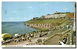 Carte Postale Ancienne North Promenade Blackpool
