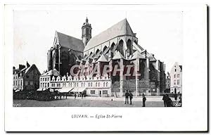 Carte Postale Ancienne Louvain Eglise St Pierre