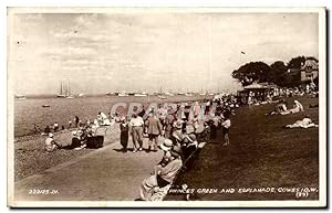 Carte Postale Ancienne Princes Green And Esplanade Cowes isle of wight