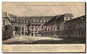 Carte Postale Ancienne vue Du Château De Saint Cloud Prise Dans La Seconde Cour