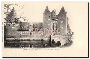Carte Postale Ancienne Lassay Château du Moulin