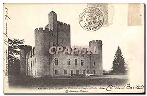 Carte Postale Ancienne Mazeres Pres Langon Château de Roquetaillade