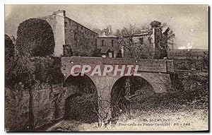Carte Postale Ancienne St Emilion Pont Levis du Palais Cardinal