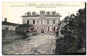 Carte Postale Ancienne Soubise L'Hôtel de Ville et L'Ecole Ancienne seigneurie de la Maison de Pa...