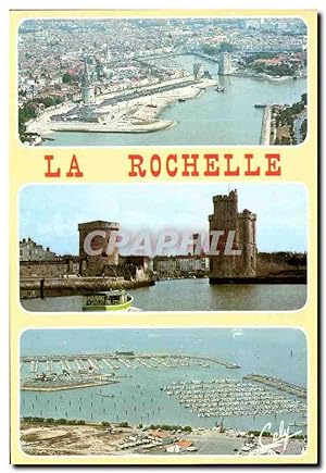 Carte Postale Moderne La Rochelle vue générale L'Entrée du Port