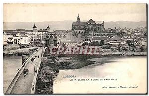 Carte Postale Ancienne Cordoba Vista Desde La Torre De Carraola