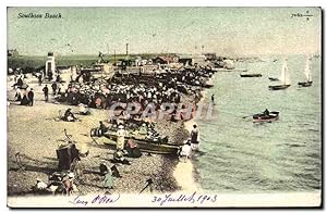 Carte Postale Ancienne Southsea Beach