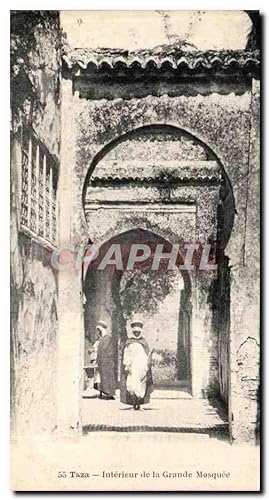 Carte Postale Ancienne Taza Intérieur de la Grande Mosquee