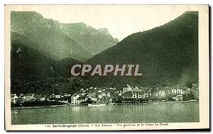 Carte Postale Ancienne Saint Gingolph Lac Leman vue générale et le Creux de Novel