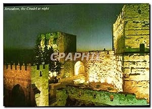 Carte Postale Moderne Jerusalem The Citadel at Night