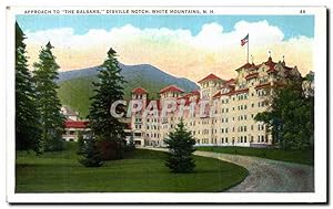 Carte Postale Ancienne Approach to The Balsams Dixville Notch White Mountains