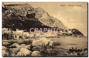 Carte Postale Ancienne Capri Marina Grande