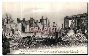 Carte Postale Ancienne Arras Militaria