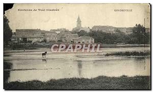 Carte Postale Ancienne Environs de Toul Illustres Gondreville Cheval