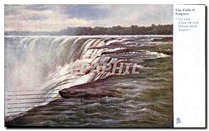 Carte Postale Ancienne The Falls of Niagara On The Edge of The Horse Shoe Falls