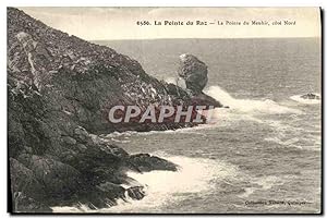 Carte Postale Ancienne La Pointe du Raz La Pointe du menhir cote nord