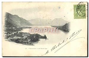 Carte Postale Ancienne Thonon les Bains Lac